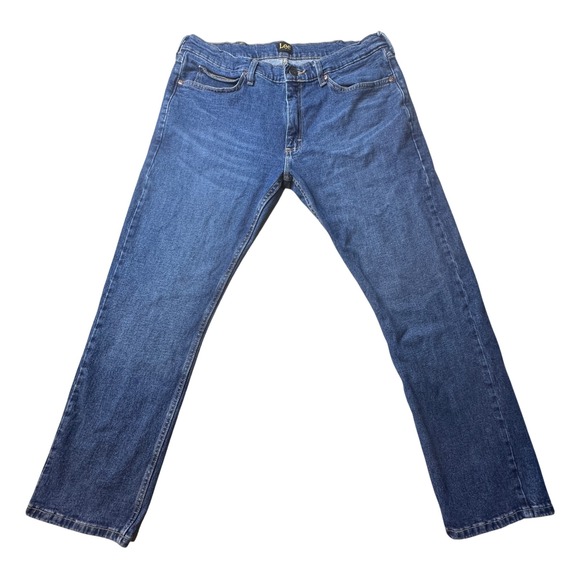 Lee Other - Lee Jeans Mens 36x29 Blue Slim Fit Denim Pants Stretch Medium Wash 102003517